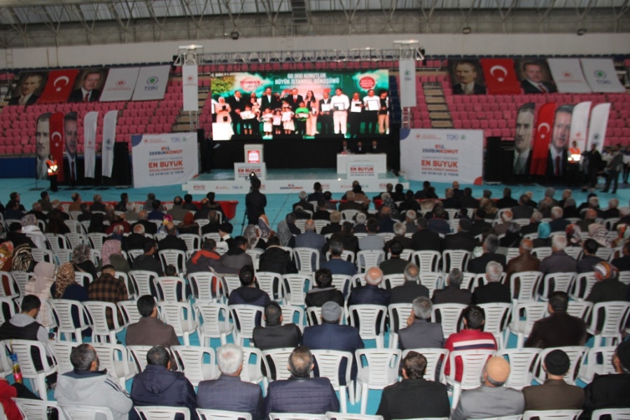 Adıyaman’da TOKİ konutlarının kura çekim heyecanı  