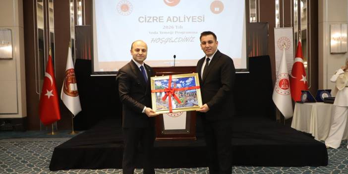 Cizre’de Tayini Çıkan Hakim ve Savcılar onuruna veda gecesi düzenlendi