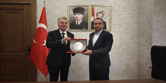 Şırnak’ta Kaymakam Çağlar Partal, Çaycuma TSO Başkanı Zekai Kamitoğlu’nu Ağırladı