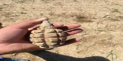 Ankara’da 104 yıllık patlamamış el bombası bulundu