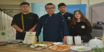 Ayvalık'ta geleceğin gastronomi şeflerinden ot şenliği