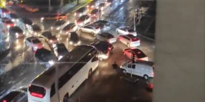 Hakem Maç yerine Trafiği  yönetti