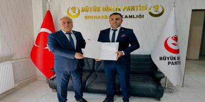 Büyük Birlik Partisi Şırnak İdil İlçe Başkanlığı'na Muzafer Sönmez Atandı