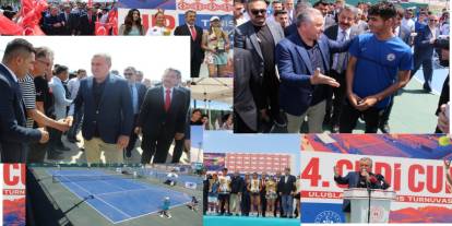 Şırnak’ta Uluslararası Spor Coşkusu: 4. Cudi Cup Tenis Turnuvası Görkemli Finalle Sona Erdi!