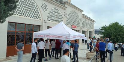 Şırnak'ta Cuma Namazı Çıkışı Sağlık Hizmeti