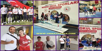 Şırnaklı Wushu Sporcularından Türkiye Şampiyonası'nda Büyük Başarı