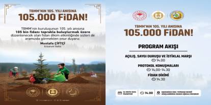 TBMM'nin 105. Yılına Özel Erzurum'da 105 Bin Fidan Dikiliyor