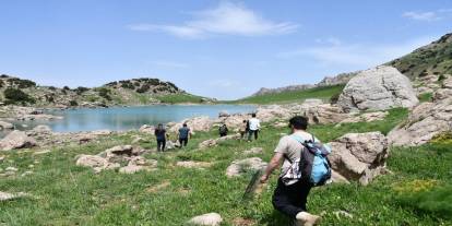 Şırnak'taki 3 Bin Rakımlı Göl Havadan Görüntülendi
