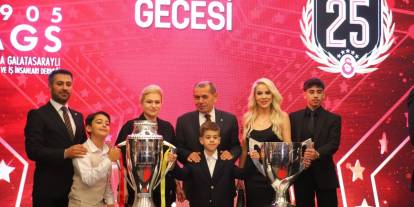 Ankara'da Galatasaray'ın 25. şampiyonluğu coşkulu bir tören ile kutlandı