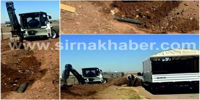 Silopi’de Ana Su Hattına İzinsiz Müdahale