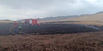 Siirt’te Buğday Tarlasına Yıldırım Düştü, Mahsul Küle Döndü