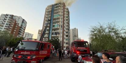 Diyarbakır'da 13 katlı binada yangın faciası: Anne ve 3 çocuğu öldü