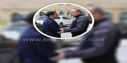 Silopi Kaymakamı Cihat Koç'tan Emniyet Müdürü Büyükleblebici'ye Veda Ziyareti