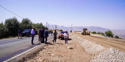 Başkan Yarka, Şırnak-Siirt yol yapım çalışmalarını inceledi