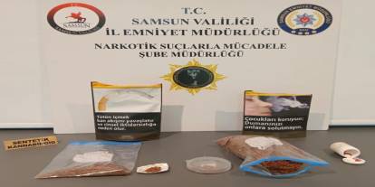 Samsun'da uyuşturucu operasyonu: 3 gözaltı