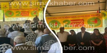 Silopi’de DBP 2. Olağan Kongresi Yapıldı: Yeni Eş Başkanlar Belirlendi