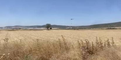 Çanakkale'de tarım arazisinde çıkan yangın kontrol altına alındı