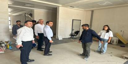 Silopi'deki Kamu Binaları İnşaatı Denetlendi