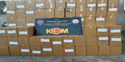 Adana'da 11 milyon 730 bin kaçak makaron ele geçirildi: 5 gözaltı