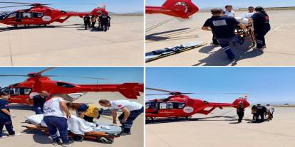 Şırnak'tan Şanlıurfa'ya Helikopter Ambulansla Hayati Nakil!