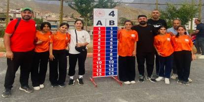 Şırnaklı Bocce Kız Takımı Bölge Şampiyonu Oldu