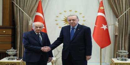Cumhurbaşkanı Erdoğan, MHP Genel Başkanı Bahçeli ile görüştü