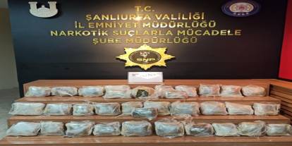 Şanlıurfa'da 24 kilogram skunk ele geçirildi: 2 gözaltı