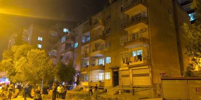Diyarbakır’da ses geldiği iddia edilen bina tahliye edildi