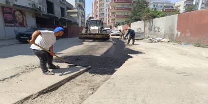 Cizre'de Yollar Yeniden Yapılıyor: Doğalgazın Bozduğu Asfaltlar Onarılıyor