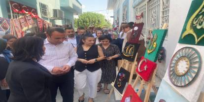 Kaymakam Çağlar Partal'dan ADEM Sergisine Ziyaret