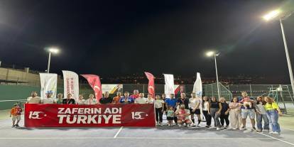 15 Temmuz Demokrasi ve Milli Birlik Günü Tenis Turnuvası Finali Şırnak'ta Tamamlandı