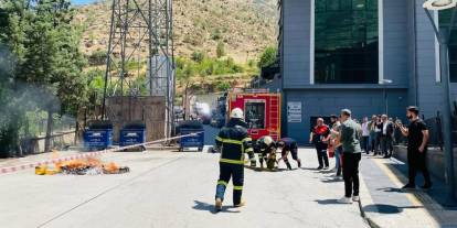 Uludere Devlet Hastanesi’nde “Kırmızı Kod” tatbikatı gerçekleştirildi