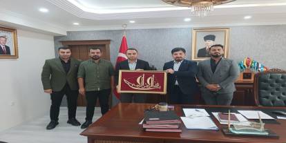 TÜGVA Silopi'den Kaymakam Partal'a "Hayırlı Olsun" Ziyareti
