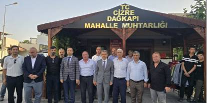 Vali Ekici ve Kaymakam Baycar, Cizreli Muhtarlarla biraraya geldi