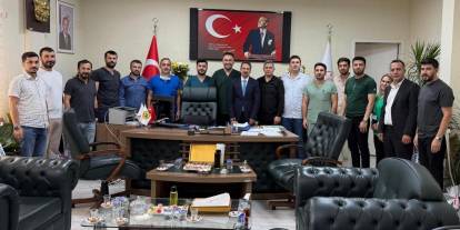 Sağlık-Sen Heyetinden Cizre Devlet Hastanesi Başhekimi Halit Sapan’a ziyaret