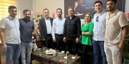 Sağlık-Sen Heyetinden Cizre ADSM Merkezi Başhekimi Mazlum Karaaslan’a ziyaret