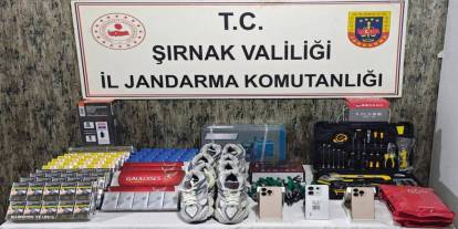 Şırnak'ta 10 Milyon TL'lik Kaçak Ürün Ele Geçirildi!