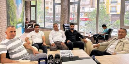Sağlık Sen Şırnak Şubesi'nden Cizrem Gazetesi ve Şırnak haber Sitesi Bürosuna Basın Bayramı Ziyareti