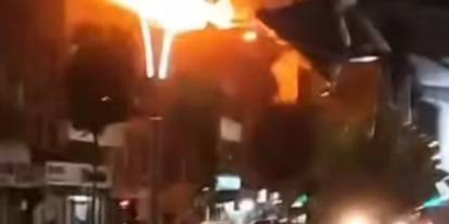Mangal ateşi tüp patlamasına neden oldu