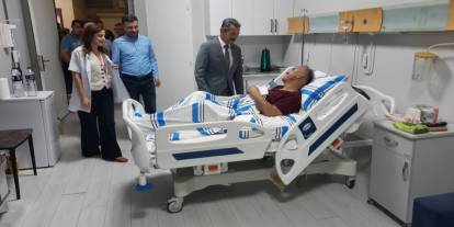 Vali Ekici, Kalp Krizi Geçiren Fındık’ı Ziyaret Etti