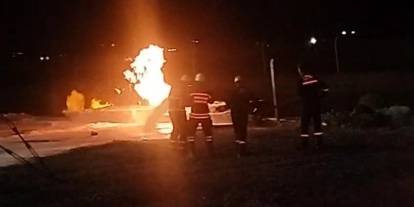 Petrol kuyusundaki yangında ağır yaralanan 4 kişi ambulans uçakla İstanbul’a sevk edildi