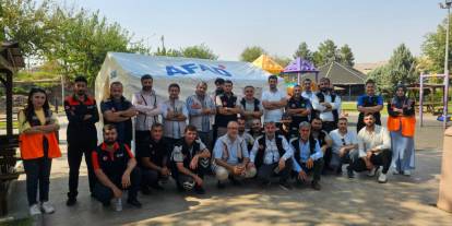 Umut Kervanı Şırnak’ta arama kurtarma ekibi kuruyor