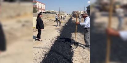 DEM Parti’den İhraç Edilen Başkan Ormanlı, Silopi’de Asfalt Çalışmalarını Denetledi