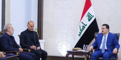 Irak Başbakanı Sudani, Hamaney’in Danışmanı Laricani’yi kabul etti