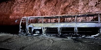 Yolcu Otobüsü Teneke Yığınına Döndü
