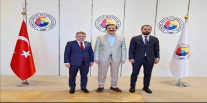 Cizre TSO Başkanı Yıldırım, TOBB Başkanı Hisarcıklıoğlu ile görüştü