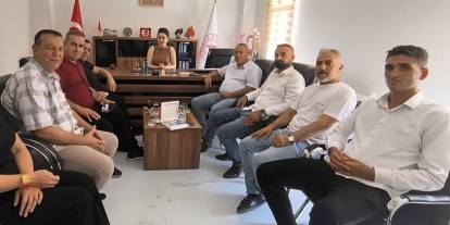 Cizre’de Mahalle Muhtarları, İlçe Sağlık Müdürü ile görüştü
