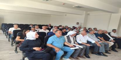 Şırnak'ta Muhtarlar ve Çiftçilere Toprak Koruma Eğitimi