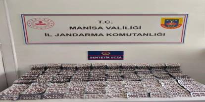 Manisa'da 19 bin 376 sentetik hap ele geçirildi