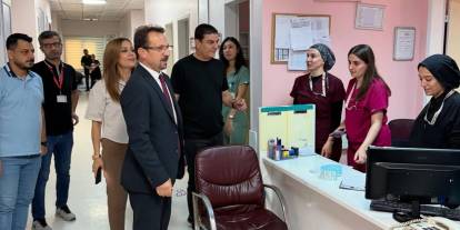 Cizre Devlet Hastanesinde hummalı çalışma! Başhekim yerinde inceledi, talimatları verdi